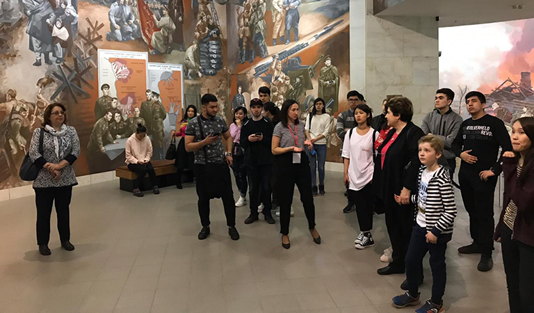 A Tour of the Victory Museum has been Organized for the Financial University International Students