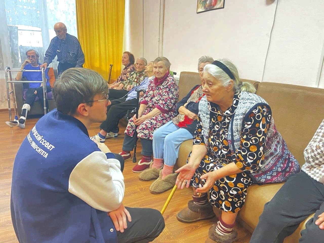 Благотворительная поездка в пансионат для пожилых людей Фонда «Долголетие»
