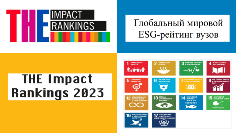 Финуниверситет – в THE Impact Rankings 2023!