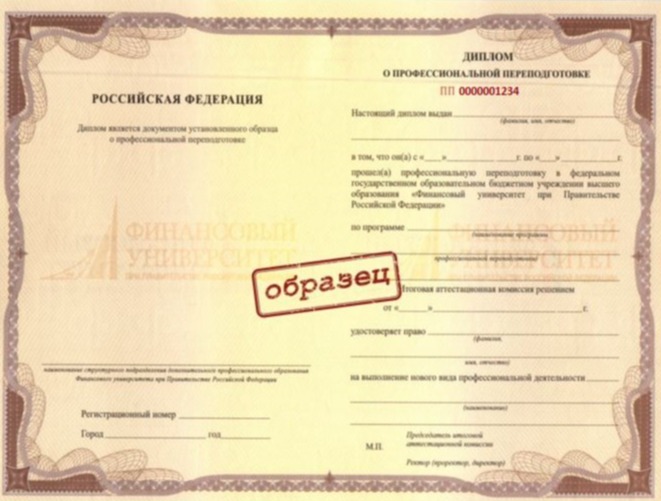 Документ, который Вы получите