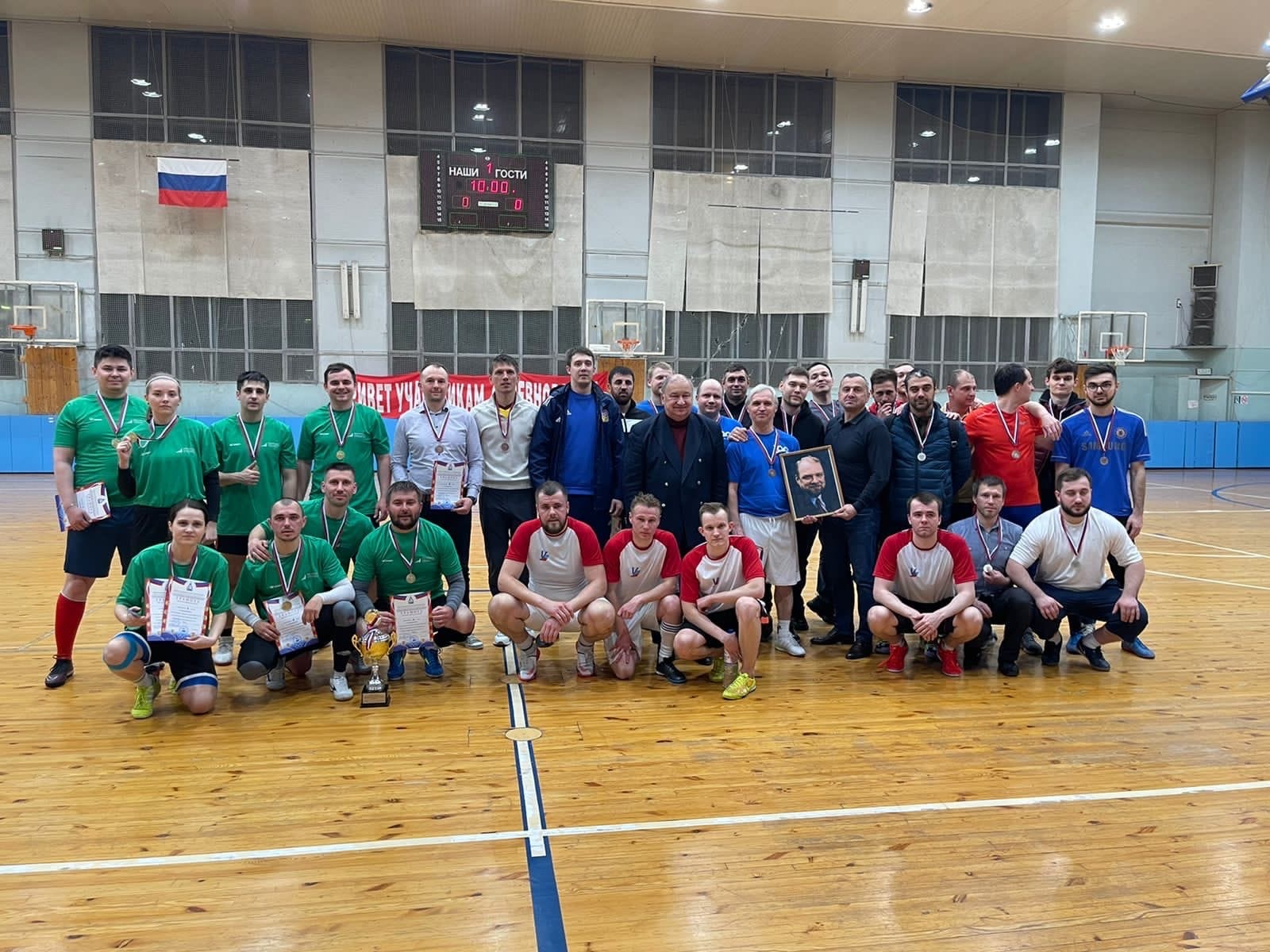 Сотрудники Финуниверситета - победители турнира по мини-футболу среди университетов 2022