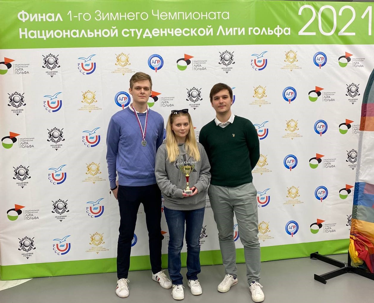 Сборная команда Финансового университета по гольфу вице-чемпион России