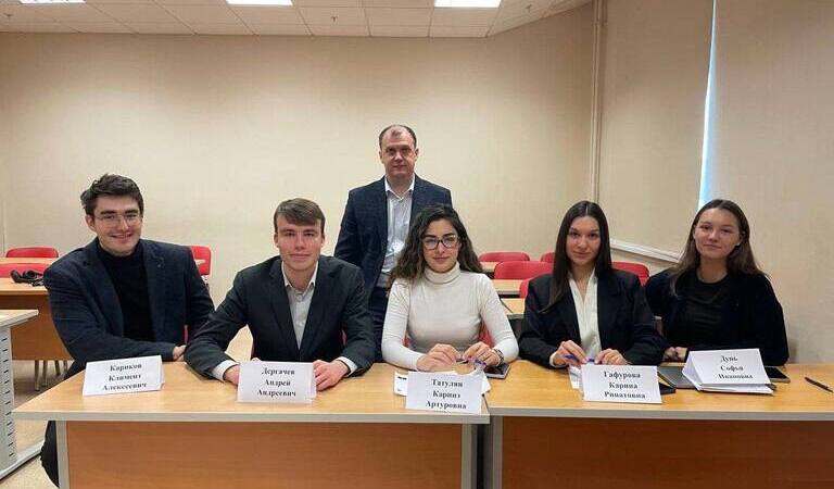 1 место на студенческом командном турнире по международным переговорам