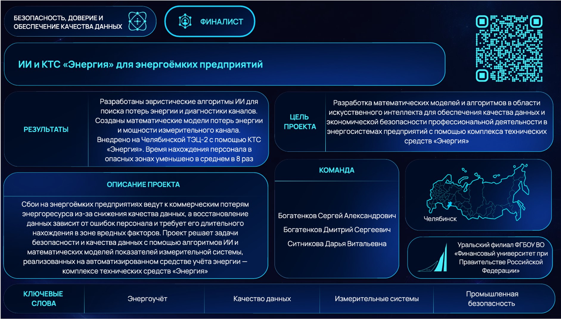 Проект ученых Уральского филиала Финансового университета стал финалистом международной премии в области искусственного интеллекта и больших данных «ГРАВИТАЦИЯ-2026»