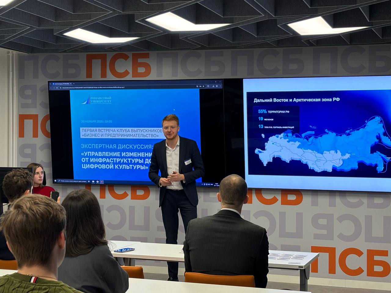 Первая встреча Клуба выпускников «Бизнес и предпринимательство»