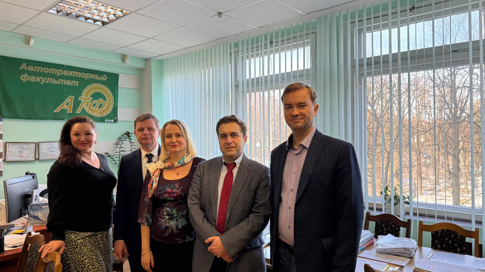 Представители Кафедры логистики расширяют направления партнёрства с Белорусским национальным техническим университетом