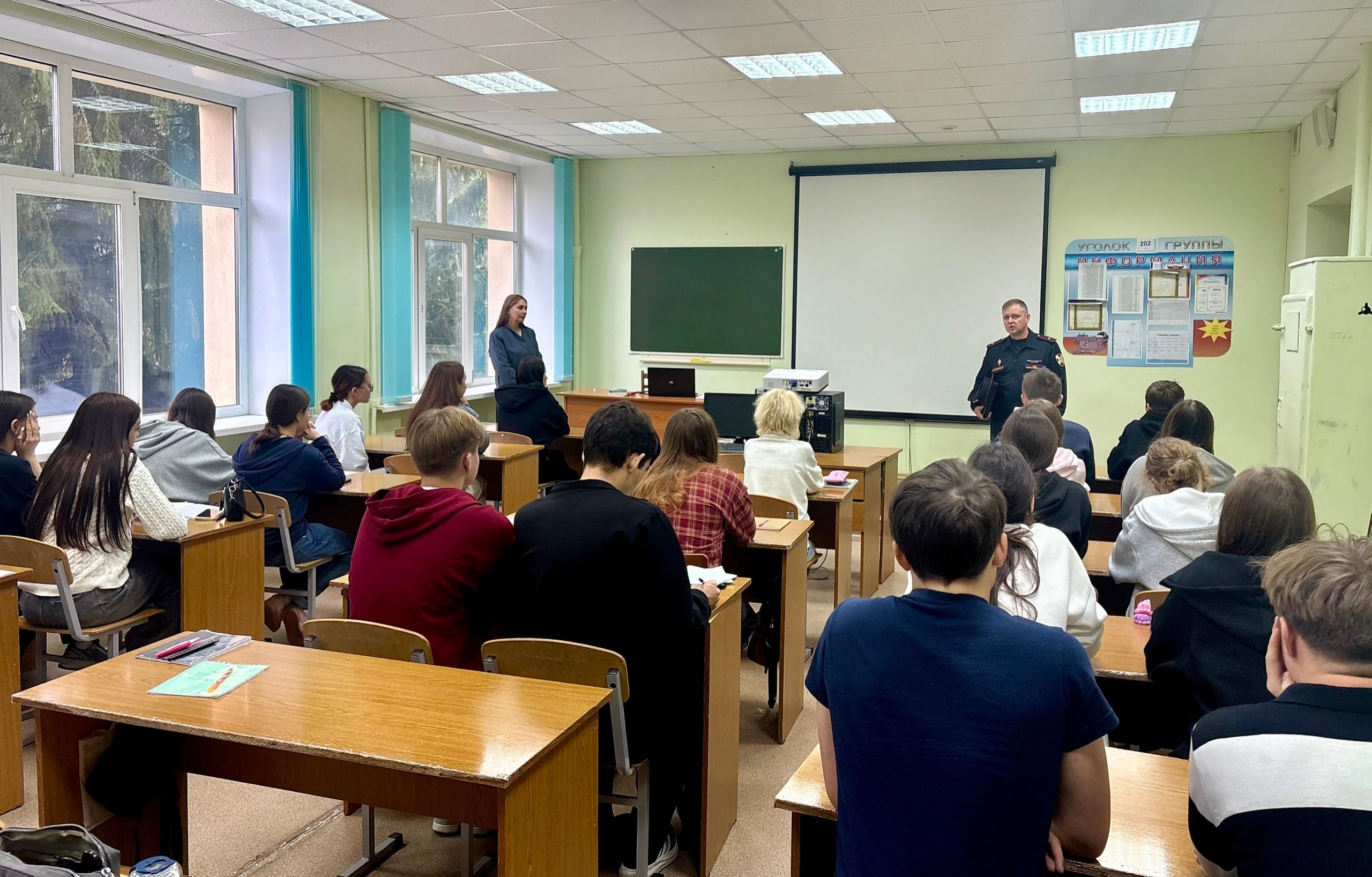 Встреча с начальником отдела вневедомственной охраны по городу Канашу.
