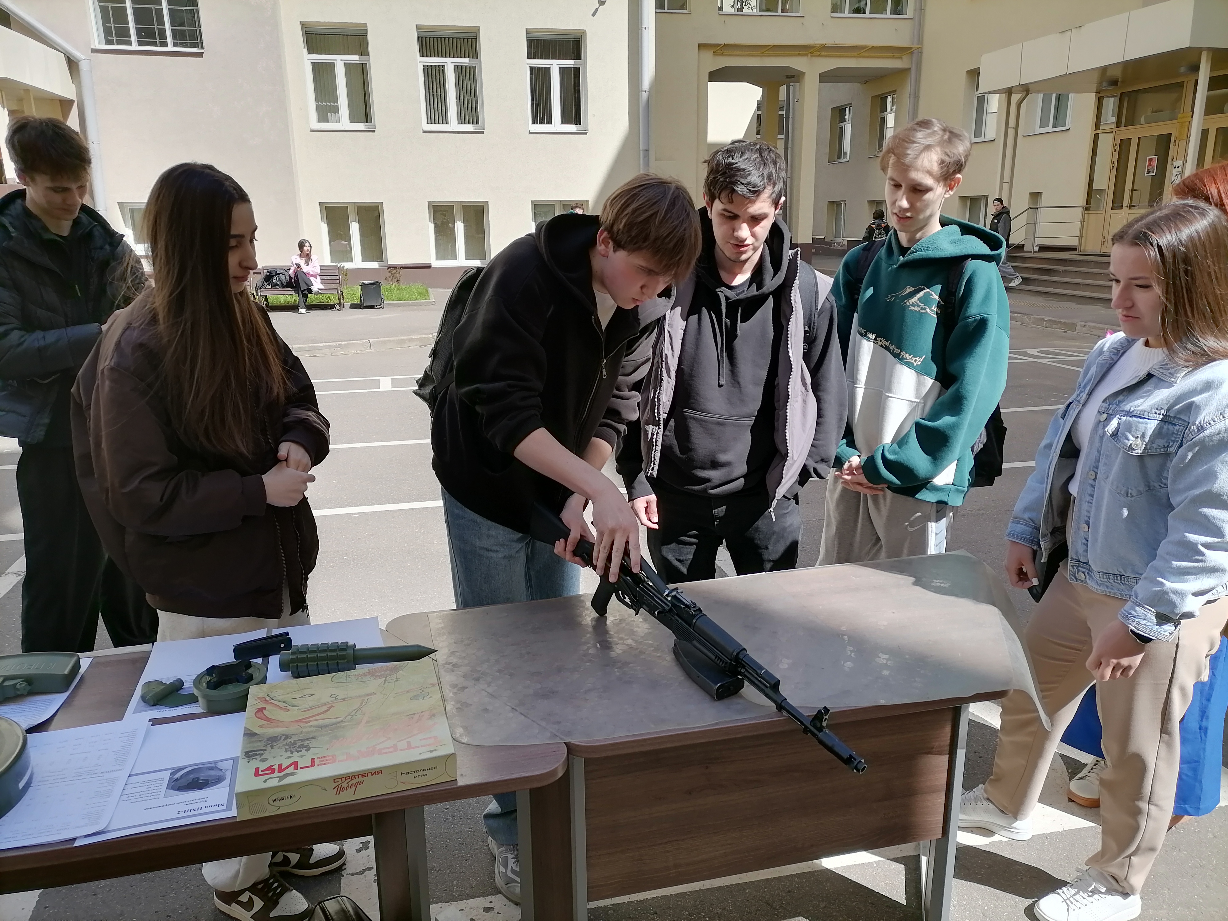 Участие работников кафедры «Безопасность жизнедеятельности» в мероприятии патриотического воспитания студентов