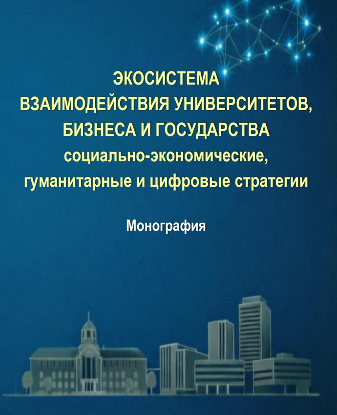 В Уральском филиале Финуниверситета опубликована коллективная монография «Экосистема взаимодействия университетов, бизнеса и государства: социально-экономические, гуманитарные и цифровые стратегии»