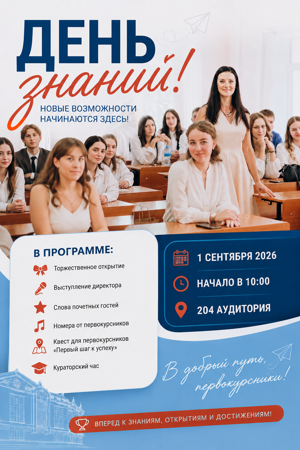 День знаний! Новые возможности начинаются здесь!