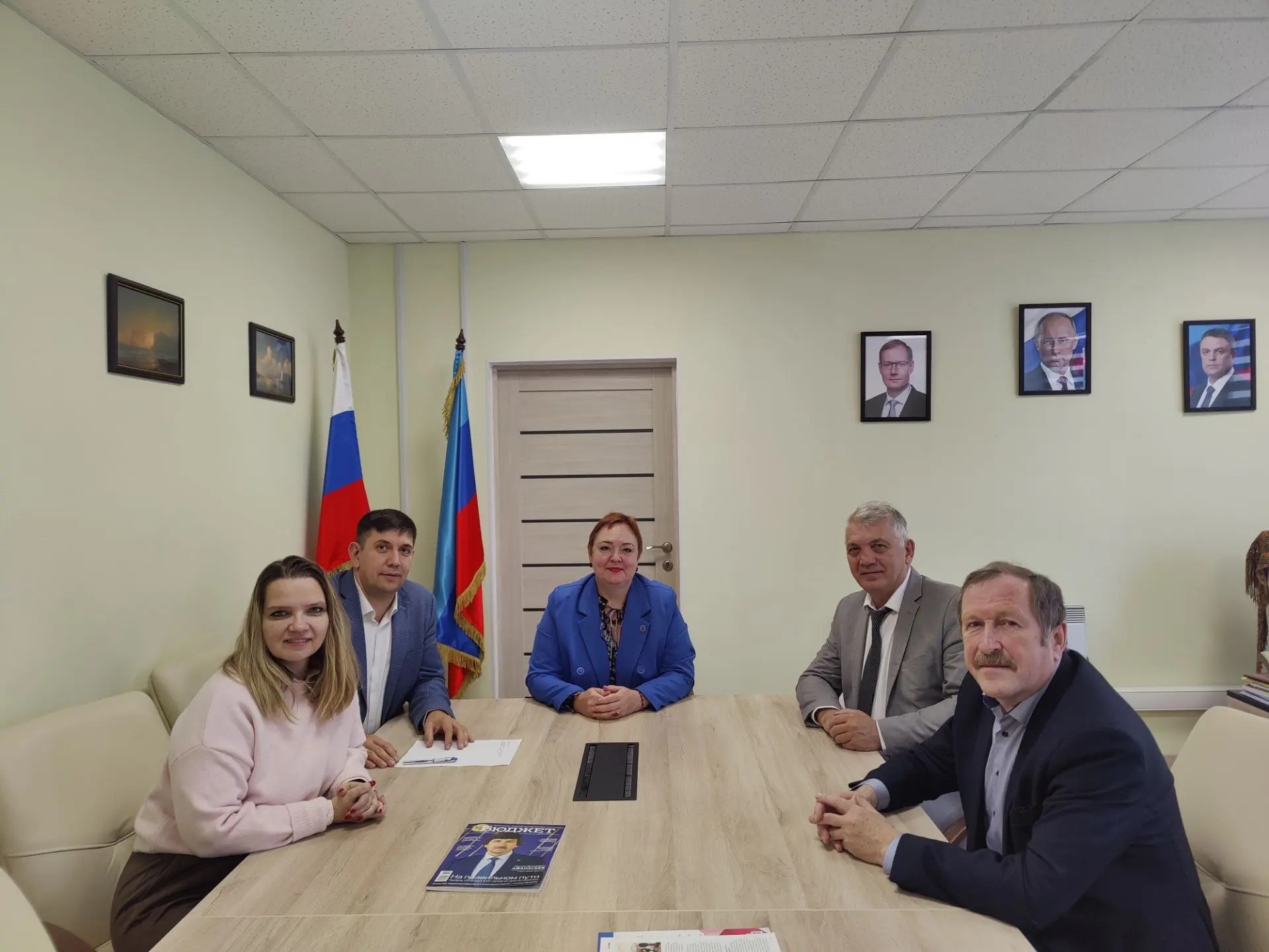 Встреча с руководством УФК по Луганской Народной Республике