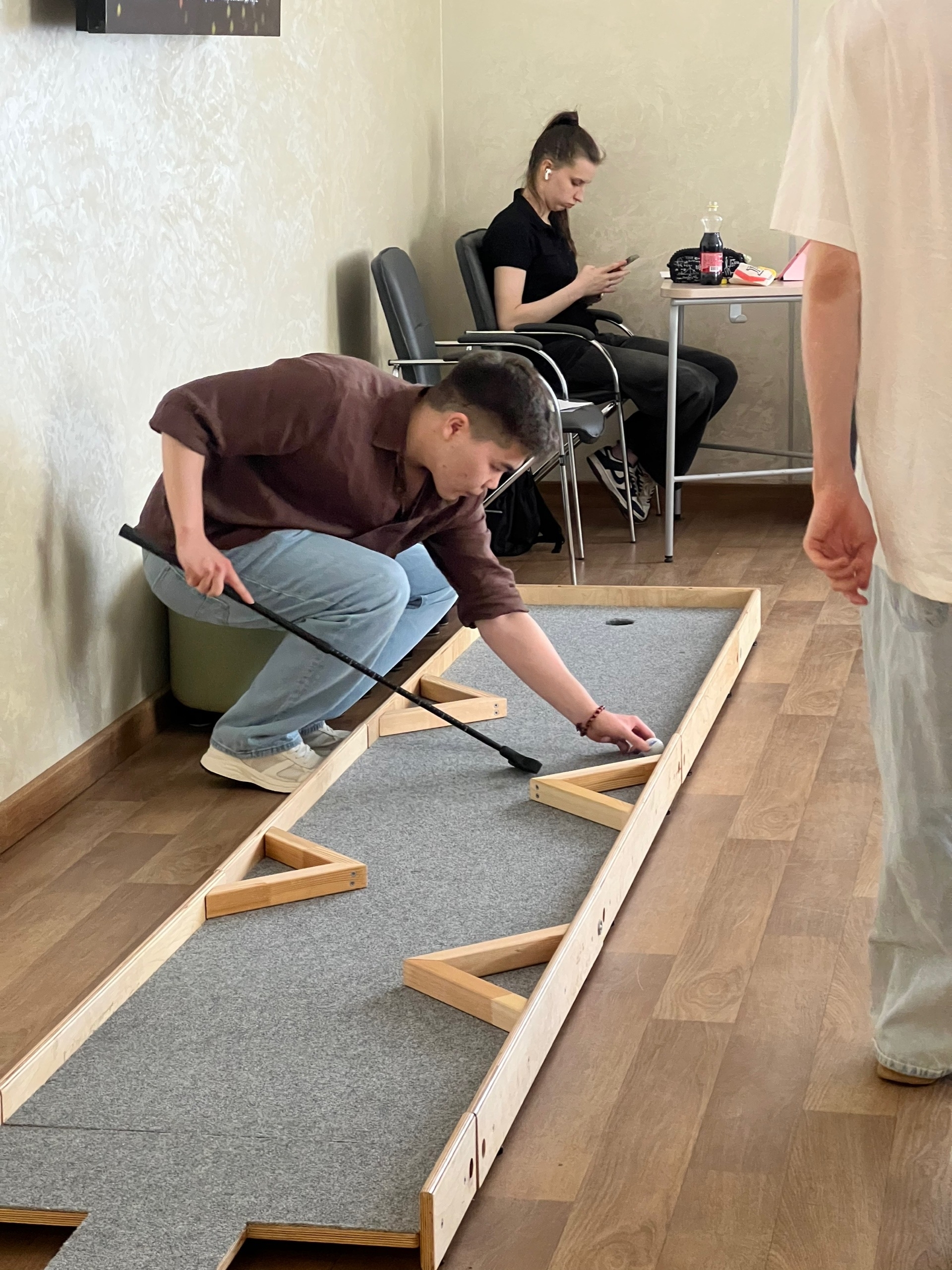 Играем в гольф вместе с факультетом СНиМК!