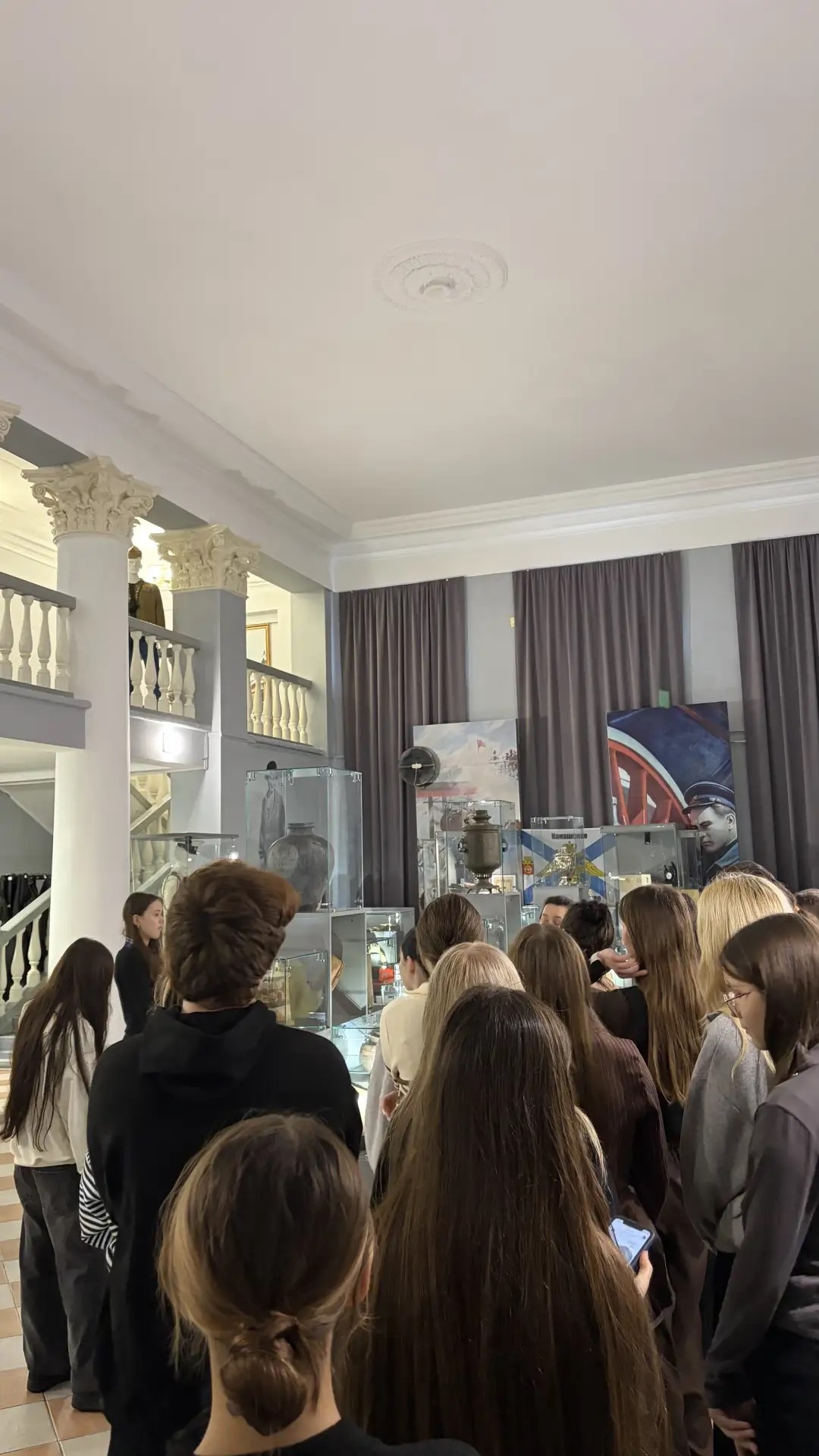 Студенты первого курса Канашского финансово‑экономического колледжа посетили музей «Вокзал нашей жизни».