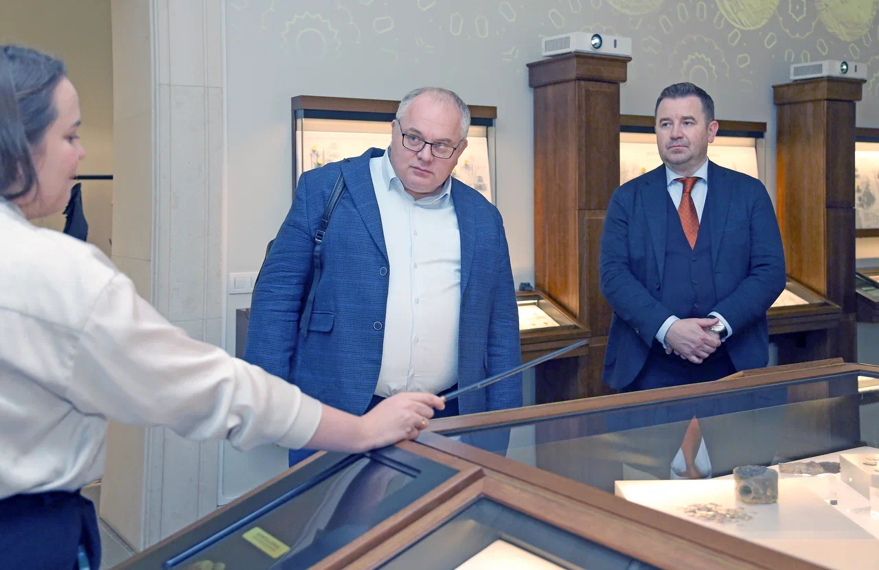 Встреча музеев: визит А.Б. Шатилова в Музей Международного нумизматического клуба