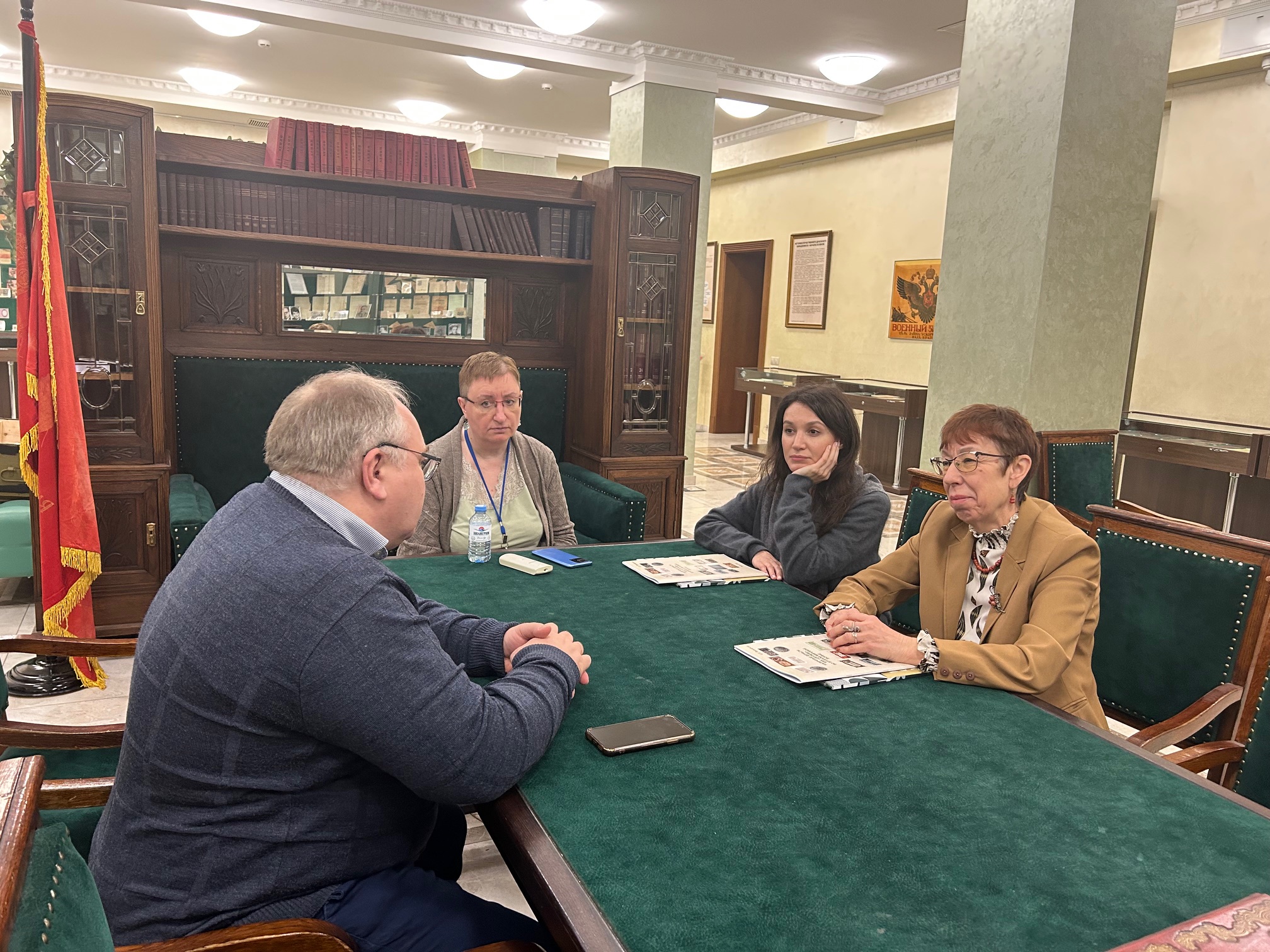 Рабочий визит сотрудников Музея истории Министерства финансов России