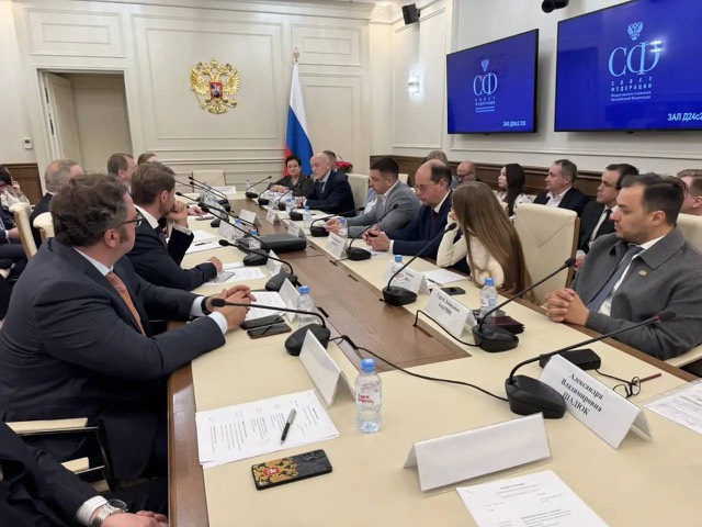 Заседание рабочей группы в Совете Федерации Федерального собрания Российской Федерации