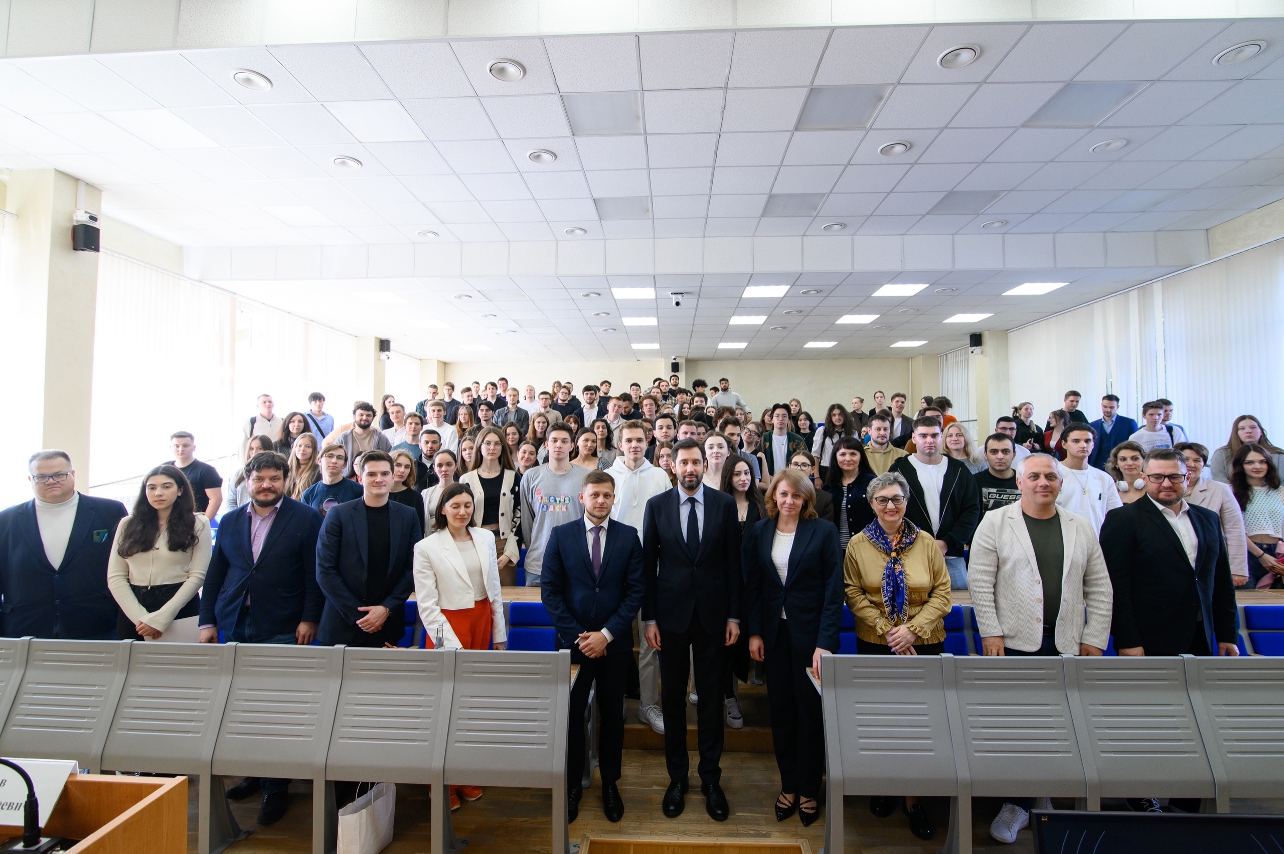 Лекция руководителя Роспатента Ю.С. Зубова в Финансовом Университете 