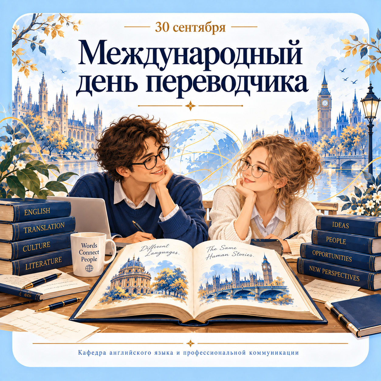 Кафедра поздравляет с Международным днём переводчика!