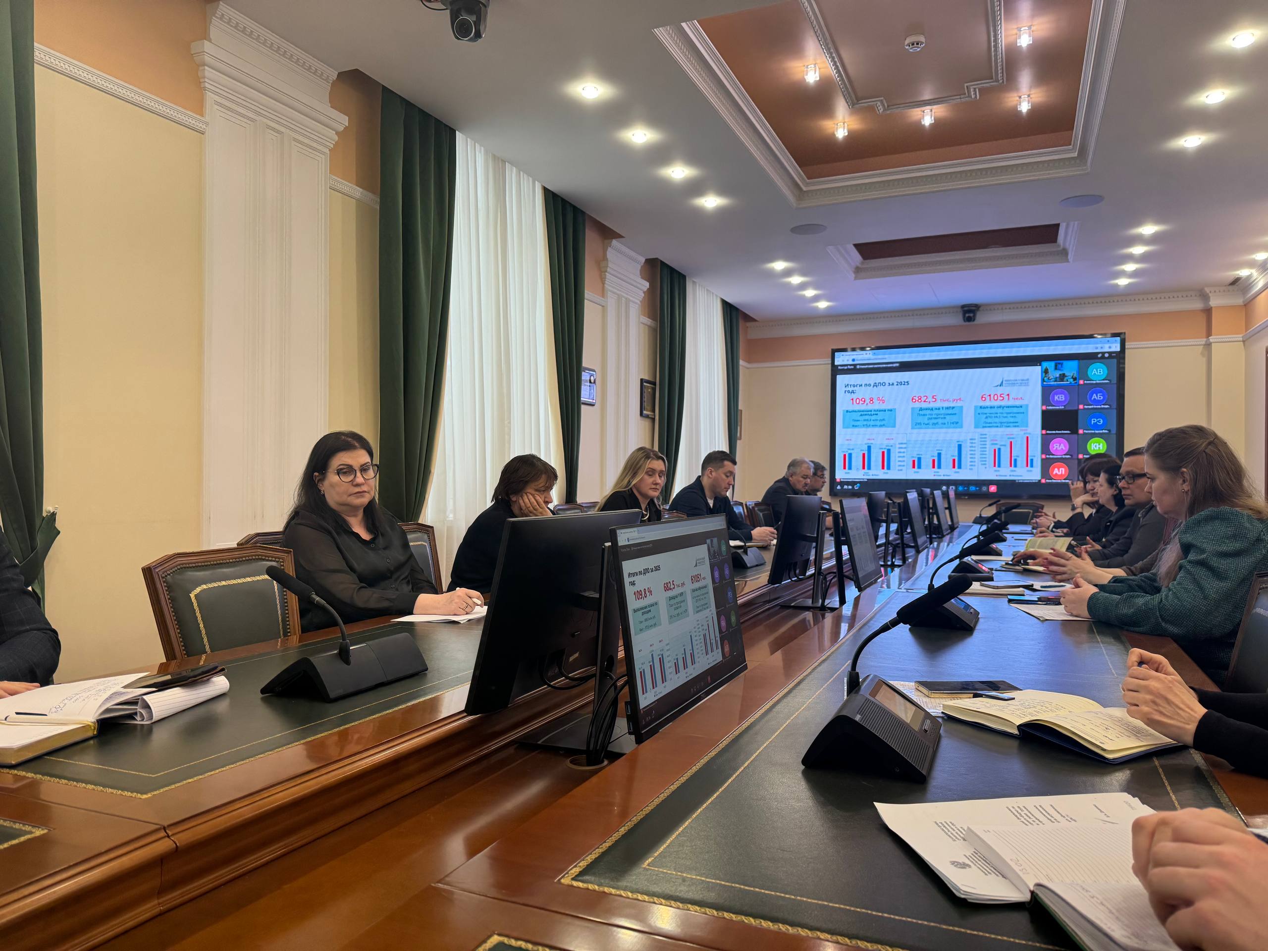 Заседание Ученого совета институтов и школ дополнительного профессионального образования